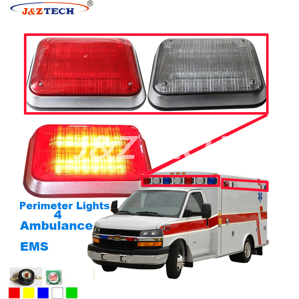 Ambulancia 9.4 x 7.2x 1.6 pulgadas LED Luz de montaje en superficie estrecha