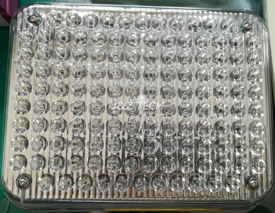 0.5W 9 * 7 pulgadas LED colorido Luz perimetral de ambulancia