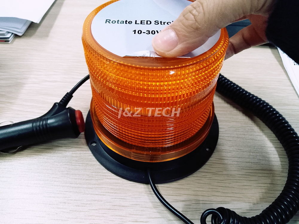 Luz de baliza LED de vida útil más larga de PC ámbar