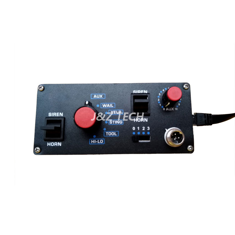 Amplificador de sirena electrónica para vehículos de emergencia de doble tono STL 200W 