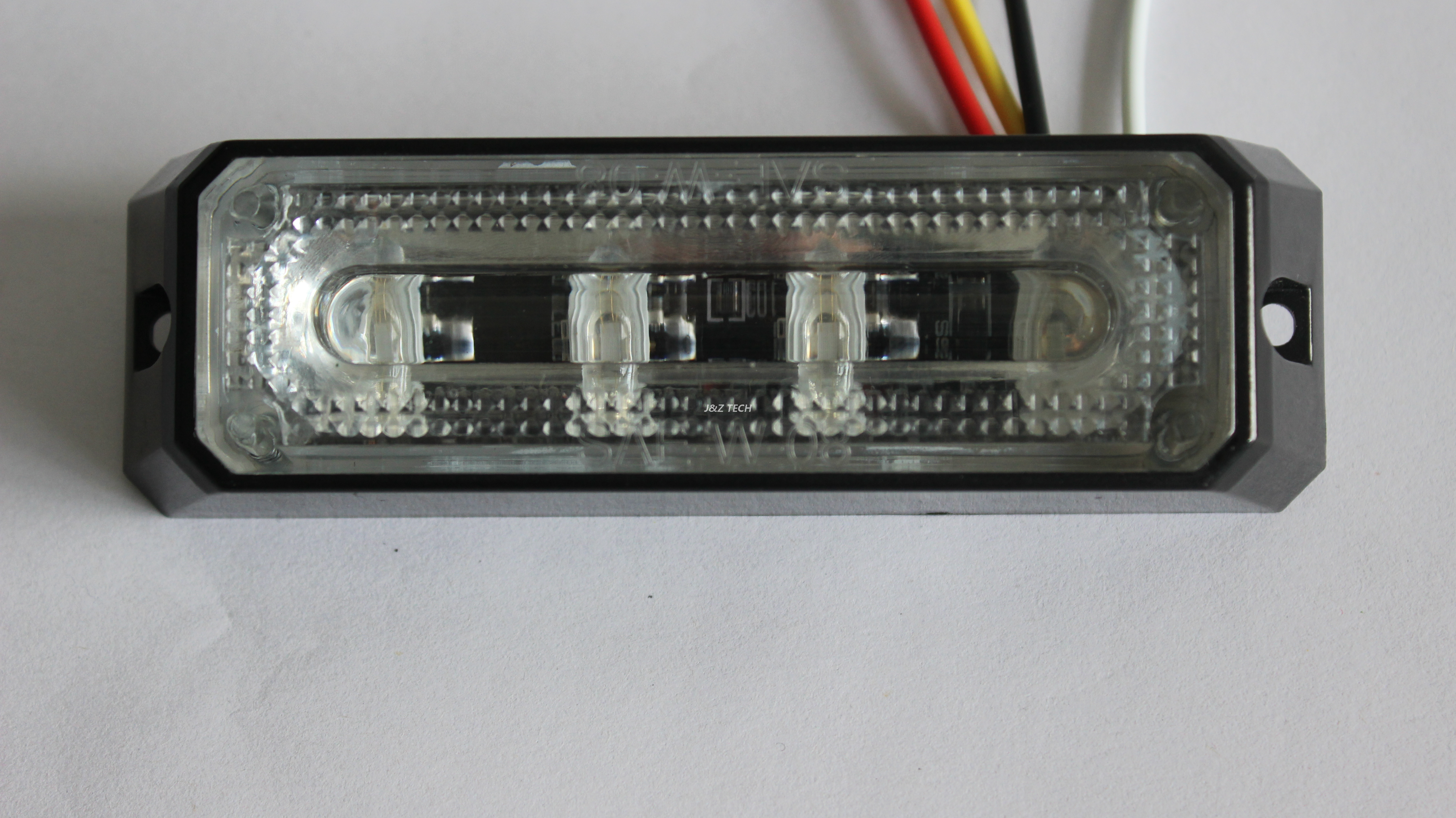Luces estroboscópicas LED de emergencia de alta calidad con lente de PC lineal 4