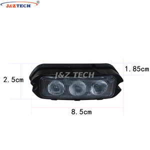 Luz estroboscópica LED intermitente de montaje en superficie de 12-24 V