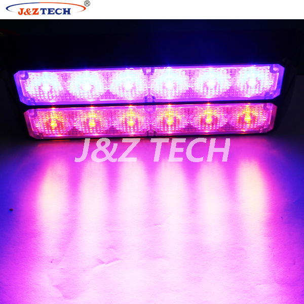 TIR 6 Cabezal de luz estroboscópica LED de montaje en superficie LED de dos filas 12 × 3W
